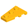 Lego NEW - Wedge Plate 3 x 2 Left~ [Bright Light Orange]