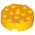 Lego NEW - Brick Round 4 x 4 with Hole~ [Bright Light Orange]