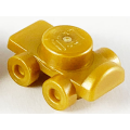 Lego NEW - Minifigure Footgear Roller Skate~ [Pearl Gold]