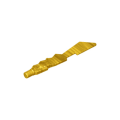 Lego Used - Minifigure Weapon Sword Jagged Edges~ [Pearl Gold]