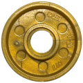 Lego NEW - Wheel 18mm D. x 8mm with Fake Bolts and Deep Spokes with Inner Ring~ [Pearl Gold]