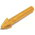 Lego NEW - Minifigure Weapon Harpoon Smooth Shaft~ [Pearl Gold]