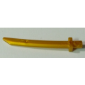 Lego NEW - Minifigure Weapon Sword Blade with Bar Square Crossguard~ [Pearl Gold]