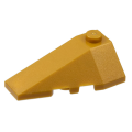 Lego NEW - Wedge 4 x 2 Triple Left~ [Pearl Gold]