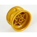 Lego NEW - Wheel 43.2mm D. x 26mm Technic Racing Small 6 Pin Holes~ [Pearl Gold]