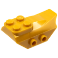 Lego NEW - Slope Curved 4 x 2 with 4 Studs on Top 2 Hollow Studs on Each Side WingEn~ [Pearl Gold]