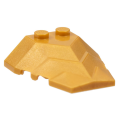 Lego NEW - Wedge 4 x 4 Angular Stepped Top~ [Pearl Gold]
