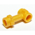 Lego Used - Bar 1L with Top Stud and 2 Side Studs (Connector Perpendicular)~ [Pearl Gold]