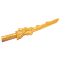 Lego NEW - Minifigure Weapon Sword Katana (Dragon Guard)~ [Pearl Gold]