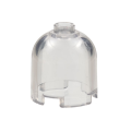 Lego Used - Brick Round 2 x 2 x 1 2/3 Dome Top - Hollow Stud~ [Trans-Clear]