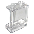 Lego Used - Panel 1 x 2 x 2 with Side Supports - Hollow Studs~ [Trans-Clear]