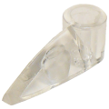 Lego Used - Bionicle 1 x 3 Tooth with Axle Hole (Bohrok Eye)~ [Trans-Clear]