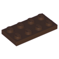 Lego NEW - Plate 2 x 4~ [Dark Brown]