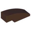 Lego Used - Slope Curved 3 x 1~ [Dark Brown]