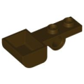 Lego NEW - Plate Modified 1 x 2 with Pin Hole and Bucket (Catapult)~ [Dark Brown]