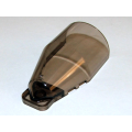 Lego Used - Windscreen 7 x 4 x 2 Round Extended Front Edge~ [Trans-Brown (Old Trans-Black)]