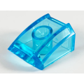 Lego NEW - Slope Curved 2 x 2 Lip~ [Trans-Light Blue]