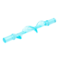 Lego NEW - Power Burst Bolt Spiral with Bar Ends~ [Trans-Light Blue]