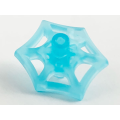 Lego NEW - Minifigure Weapon Web Effect Small Short Bar on Front and Back~ [Trans-Light Blue]