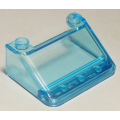Lego Used - Windscreen 3 x 4 x 1 1/3 Large Glass Surface~ [Trans-Light Blue]