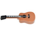 Lego NEW - Minifigure Utensil Musical Instrument Guitar Acoustic with Black Neck a~ [Medium Nougat]