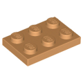 Lego NEW - Plate 2 x 3~ [Medium Nougat]