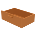Lego NEW - Container Cupboard 2 x 3 Drawer~ [Medium Nougat]