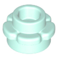 Lego NEW - Plate Round 1 x 1 with Flower Edge (5 Petals)~ [Light Aqua]