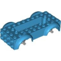Lego NEW - Vehicle Base 5 x 10 x 2 1/2 with Mudguards and 6 x 2 Recessed Center with ~ [Dark Azure]