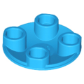 Lego NEW - Plate Round 2 x 2 with Rounded Bottom (Boat Stud)~ [Dark Azure]