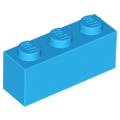 Lego NEW - Brick 1 x 3~ [Dark Azure]