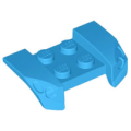 Lego NEW - Vehicle Mudguard 2 x 4 with Headlights Overhang~ [Dark Azure]