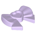 Lego Used - Friends Accessories Hair Decoration Bow with Heart Long Ribbon and SmallPi~ [Lavender]