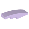 Lego NEW - Slope Curved 4 x 1~ [Lavender]