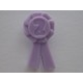 Lego NEW - Friends Accessories Award Ribbon with Number 2~ [Lavender]