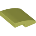 Lego NEW - Slope Curved 2 x 2 x 2/3~ [Olive Green]