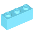 Lego NEW - Brick 1 x 3~ [Medium Azure]