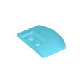 Lego NEW - Wedge 3 x 4 x 2/3 Triple Curved~ [Medium Azure]