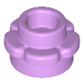Lego NEW - Plate Round 1 x 1 with Flower Edge (5 Petals)~ [Medium Lavender]