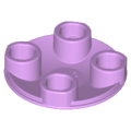 Lego NEW - Plate Round 2 x 2 with Rounded Bottom (Boat Stud)~ [Medium Lavender]