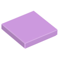 Lego NEW - Tile 2 x 2 with Groove~ [Medium Lavender]