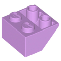 Lego NEW - Slope Inverted 45 2 x 2 with Flat Bottom Pin~ [Medium Lavender]