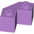 Lego NEW - Brick Modified Facet 2 x 2~ [Medium Lavender]