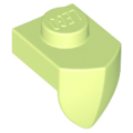 Lego NEW - Plate Modified 1 x 1 with Tooth Vertical~ [Yellowish Green]