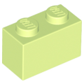 Lego NEW - Brick 1 x 2~ [Yellowish Green]