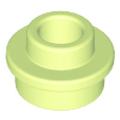 Lego NEW - Plate Round 1 x 1 with Open Stud~ [Yellowish Green]
