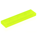 Lego Used - Tile 1 x 4~ [Trans-Neon Green]