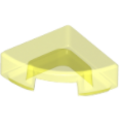 Lego NEW - Tile Round 1 x 1 Quarter~ [Trans-Neon Green]