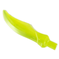 Lego NEW - Minifigure Weapon Sword Curved Blade with Bar~ [Trans-Neon Green]