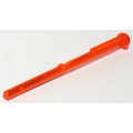 Lego Used - Projectile Arrow Bar 8L with Round End (Spring Shooter Dart)~ [Trans-Neon Orange]